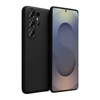 Samsung Galaxy S26 Ultra Uyumlu Nano içi Kadife Silikon - Siyah
