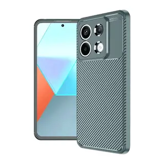 Xiaomi Redmi Note 13 Pro 4G Uyumlu Kılıf Auto Focus Karbon Kapak - Gri
