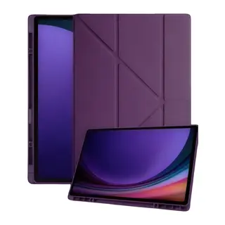 Galaxy Tab A11 Plus Kalemlikli Mars Tablet Kılıfı - Mürdüm