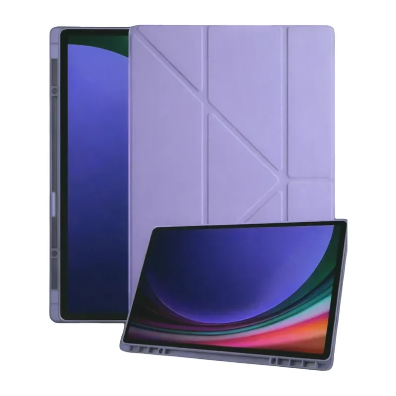 Samsung Galaxy Tab A11 Uyumlu Kalemlikli Mars Tablet Kılıfı - Lila
