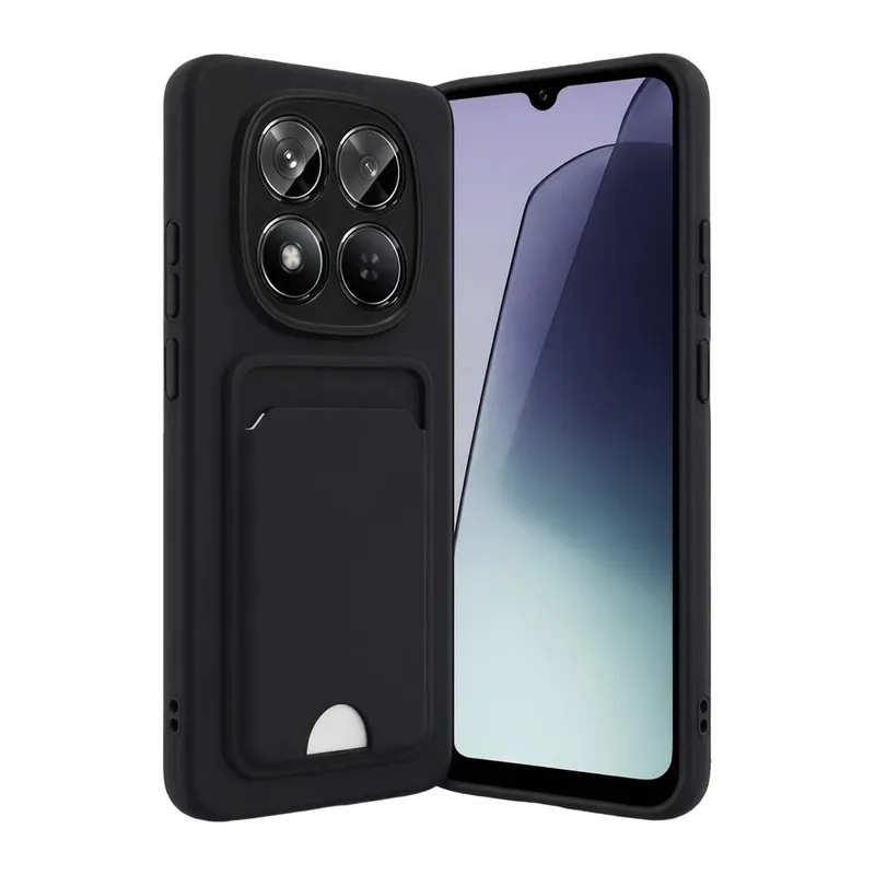 Xiaomi Redmi Note 15 4G Uyumlu Kelvin Kartvizitli Silikon - Siyah