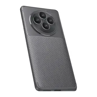 Oppo Reno 11 Uyumlu FS Kılıf Auto Focus Karbon Kapak - Gri