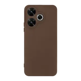 Xiaomi Redmi 13 4G Uyumlu Kılıf First Silikon - Kahverengi