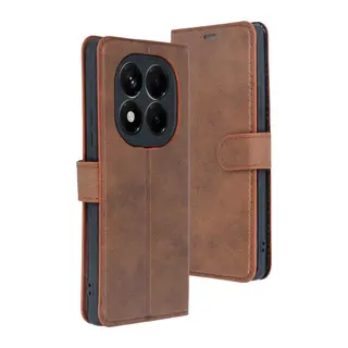 Xiaomi Redmi Note 15 Pro 4G Uyumlu Trend S Plus Kapaklı Kılıf - Taba