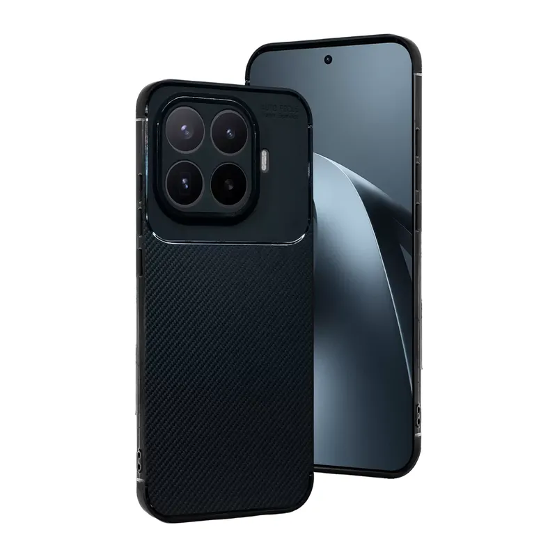 Xiaomi Mi 17T Pro Uyumlu Auto Focus Karbon Kapak - Siyah