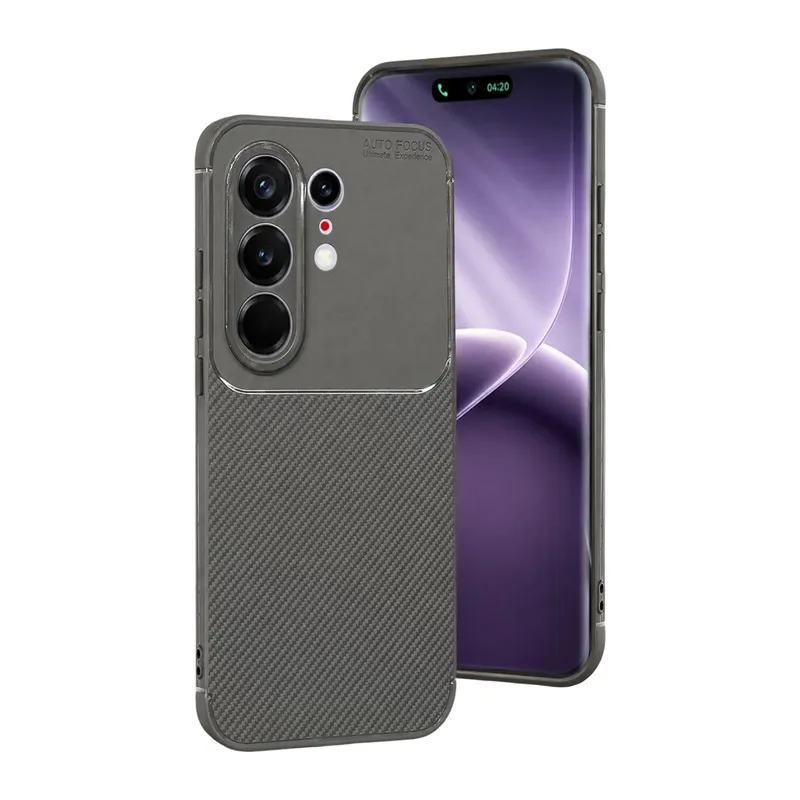 Tecno Camon 50 Pro 5G Uyumlu Auto Focus Karbon Kapak - Gri