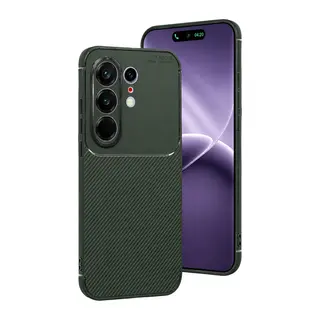 Tecno Camon 50 Pro 5G Uyumlu Auto Focus Karbon Kapak - Koyu Yeşil