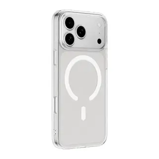 Apple iPhone 18 Pro Max Combo Sert Şeffaf Magsafe Kapak - Şeffaf