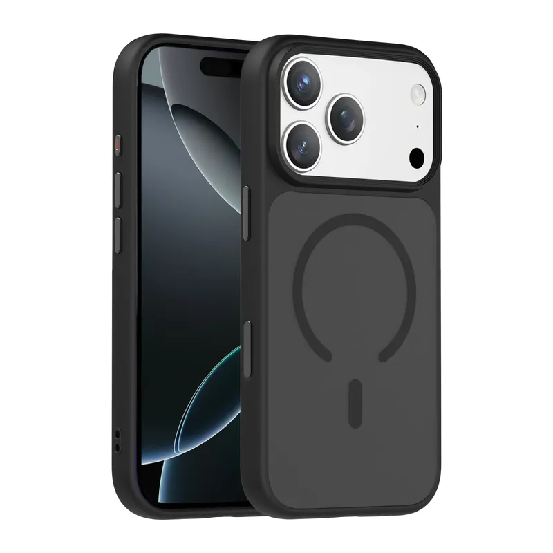 Joko Apple iPhone 18 Pro Uyumlu Megane Magsafe Kapak - Siyah