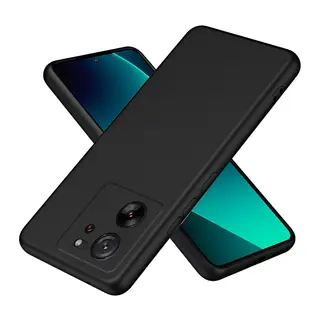 Xiaomi Mi 13T Pro Kılıf Nano içi Kadife Silikon - Siyah