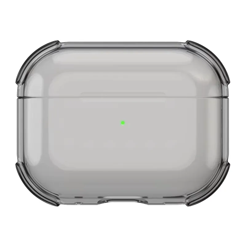 Apple Airpods 4 (4.nesil)/Airpods 5 (5.Nesil) Uyumlu Crystal Kılıf - Siyah