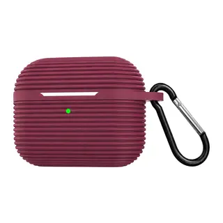 Apple Airpods Pro 3 (3.nesil) Raven Silikon Kılıf - Bordo