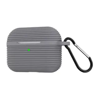 Apple Airpods 4 (4.nesil)/Airpods 5 (5.Nesil) Uyumlu Raven Silikon Kılıf - Gri