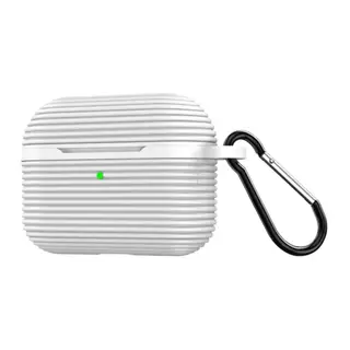 Apple Airpods 4 (4.nesil)/Airpods 5 (5.Nesil) Uyumlu Raven Silikon Kılıf - Beyaz