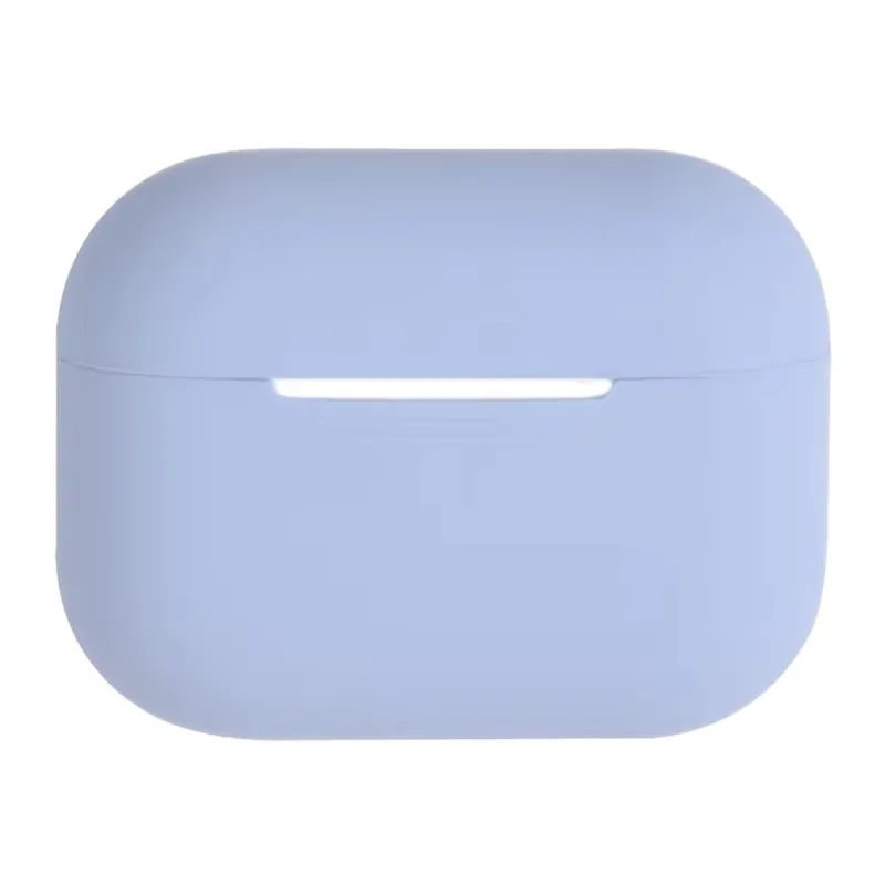 Apple Airpods Pro 3 (3.nesil) Uyumlu Soft Silikon Kılıf - Açık Mavi
