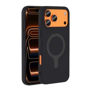 Joko Apple iPhone 18 Pro/17 Pro Z Uyumlu Silikon Magsafe Kapak - Siyah
