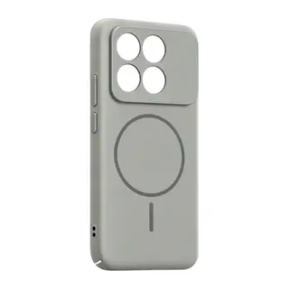 Xiaomi Poco X6 Pro Uyumlu Mika PC Magsafe Kapak - Gri