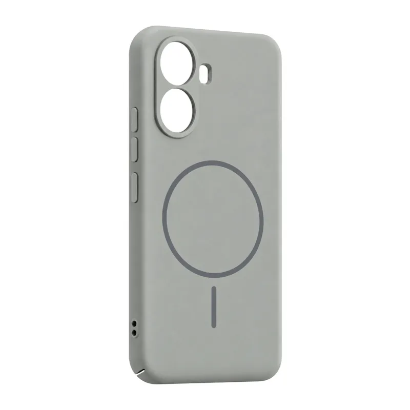 Xiaomi Poco X7 Pro Uyumlu Mika PC Magsafe Kapak - Gri
