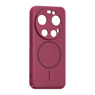 Xiaomi Mi 17 Ultra Uyumlu Mika PC Magsafe Kapak - Bordo
