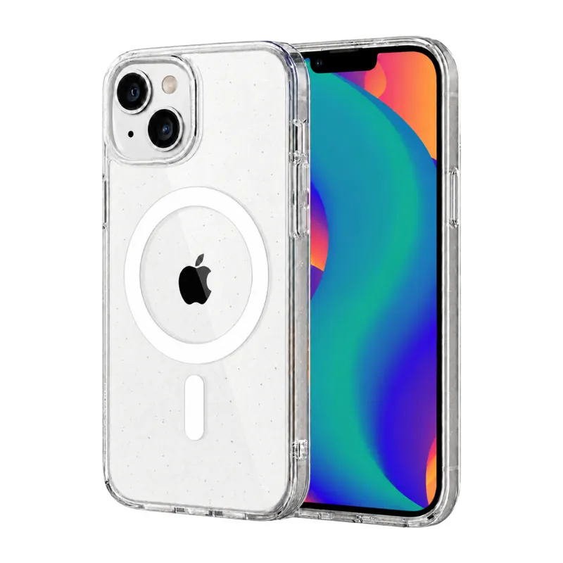 Apple iPhone 15 Combo Simli Magsafe Kapak - Şeffaf