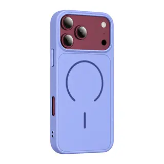 Apple iPhone 18 Pro Azus Magsafe Kapak - Açık Mor