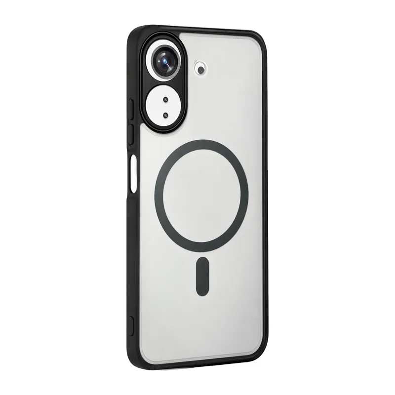 Xiaomi Redmi 13C Uyumlu Loji Magsafe Kapak - Siyah