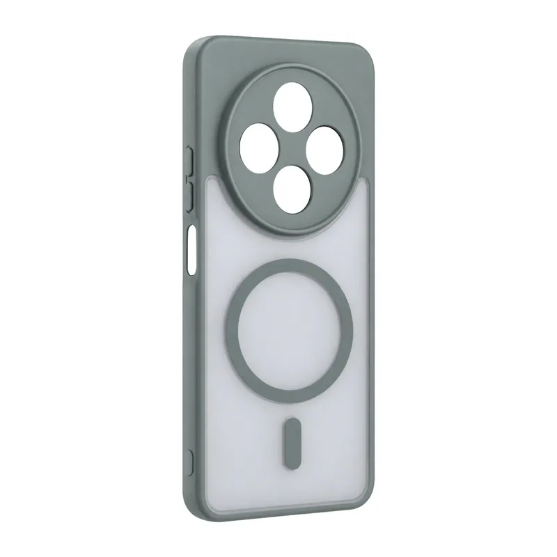 Xiaomi Redmi 14C Loji Magsafe Kapak - Gri