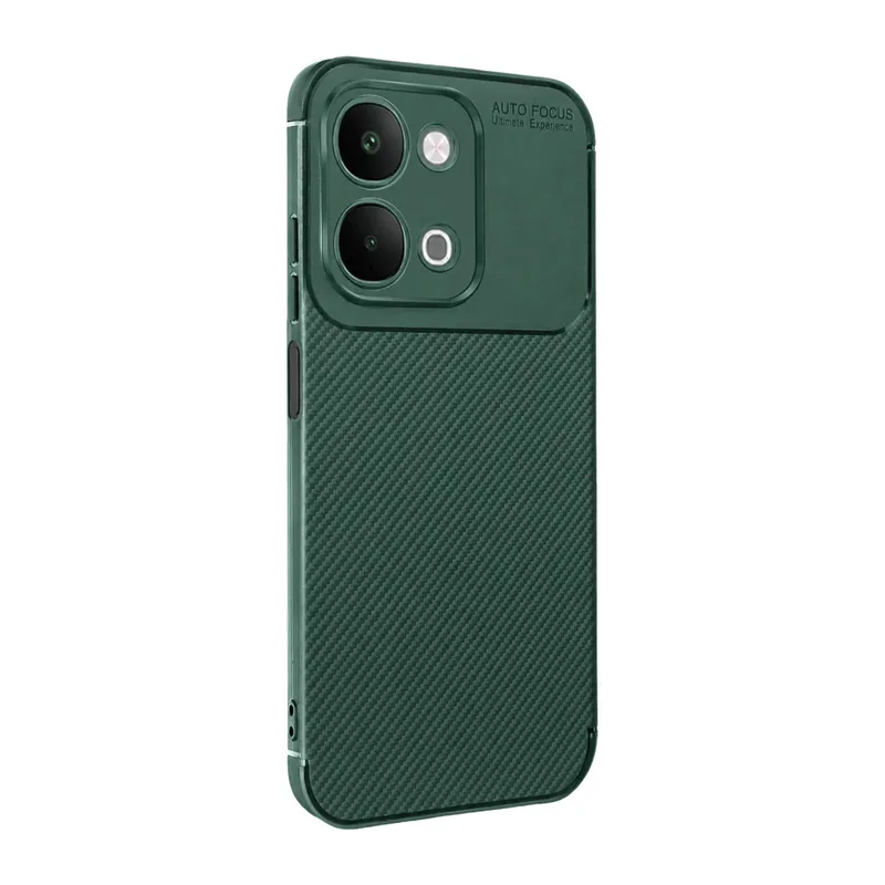 Vivo Y31d Auto Focus Karbon Kapak - Yeşil