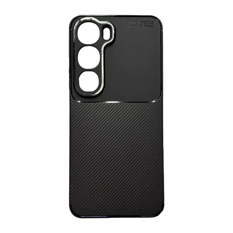 Vivo Y31 5G Auto Focus Karbon Kapak - Siyah