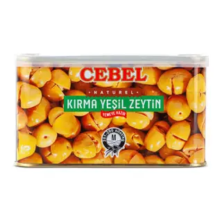 CEBEL YEŞİL ZEYTİN KIRMA 700 GR