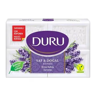 Duru Saf ve Doğal Kalıp Sabun 4x150 g - Lavanta