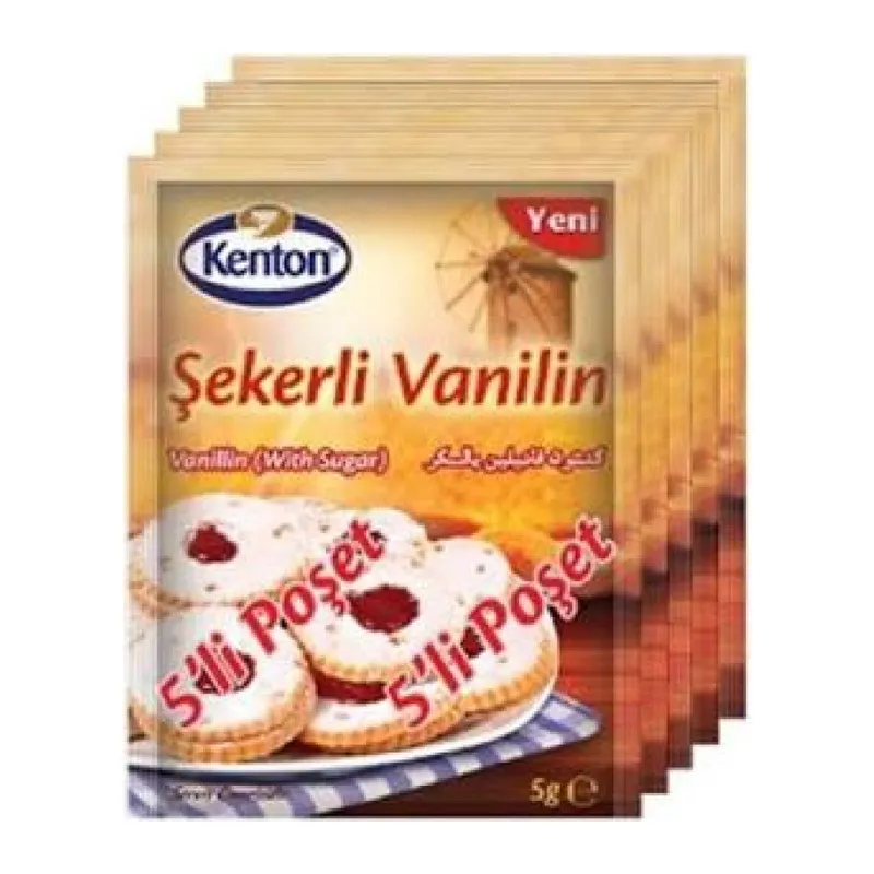 KENTON ŞEKER VANİLİN 5 Lİ