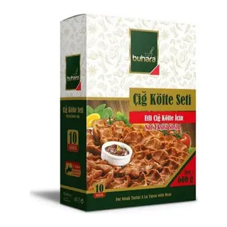 BUHARA ÇİĞ KÖFTE SETİ ETLİ İÇİN - KUTU 600 GR