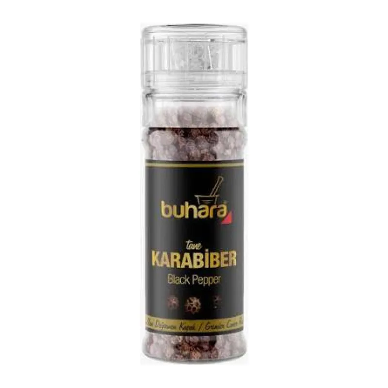 BUHARA KARABİBER TANE - DEĞİRMEN CAM 50 GR