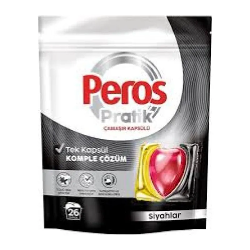 PEROS ÇAMAŞIR KAPSÜLÜ 26 LI SİYAHLAR