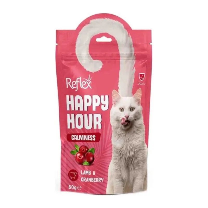 Reflex Happy Hour Sakinleşmeyi Destekleyici Kedi Ödül Maması 60 gr