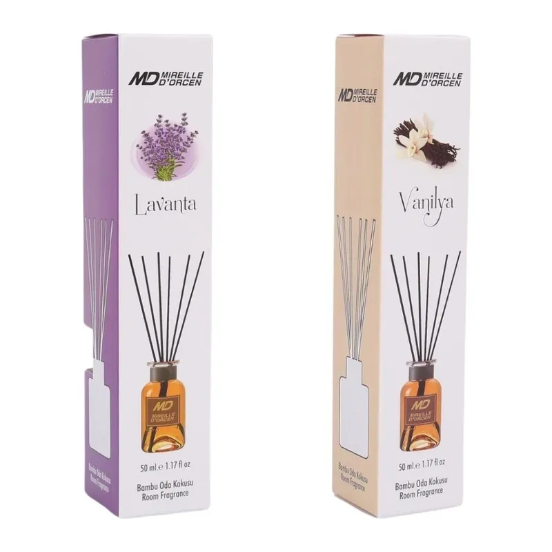 Yuvarlak Şişe Bambu Oda Kokusu 50 ml