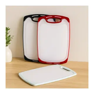 Kesim Panosu 31x20 cm - Plastik, Kaymaz Silikon Kenarlı, 10 mm