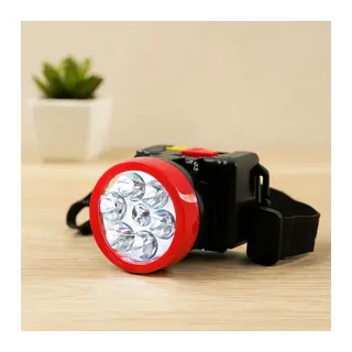 Şarjlı 6 LED 2W Kafa Lambası - Ayarlanabilir Işık