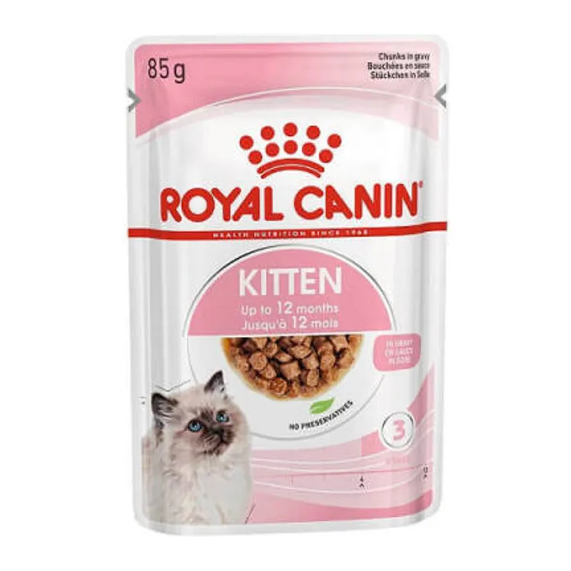 Pouch Kitten Gravy Yavru Kedi Konservesi 12 Adet 85 Gr