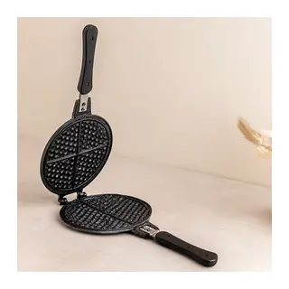 20 cm Granit Döküm Waffle Tava - Bakalit Saplı