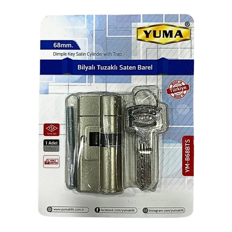 Bilyalı Tuzaklı Saten Barel