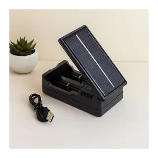 Li-ion Pil Şarj Aleti 1200mA (Güneş/Solar, 2'li)