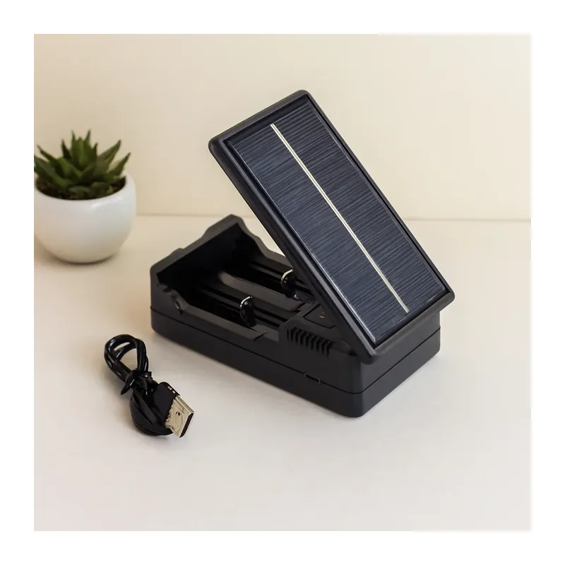 Li-ion Pil Şarj Aleti 1200mA (Güneş/Solar, 2'li)