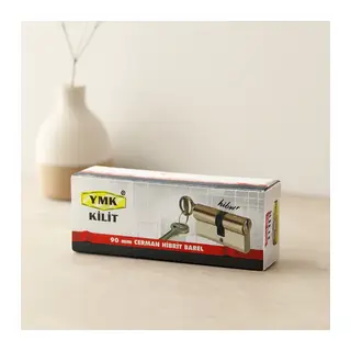90mm Nikel Saten Cerman Barel Silindir (2 Anahtar)