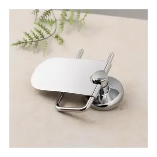 Kapaklı Metal WC Kağıtlık (Vidalı Montaj)
