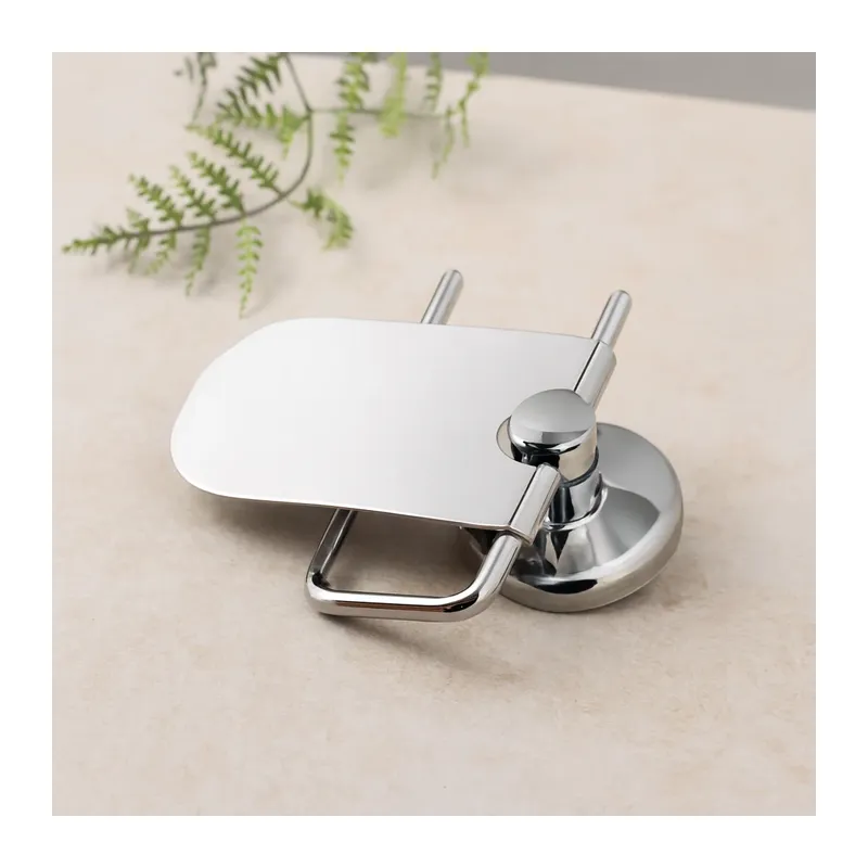 Kapaklı Metal WC Kağıtlık (Vidalı Montaj)
