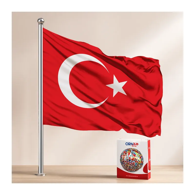 150x225 cm Alpaka Kumaş Türk Bayrağı