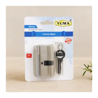 68 mm Silindir Barel (Nikel Saten) - 3 Anahtarlı