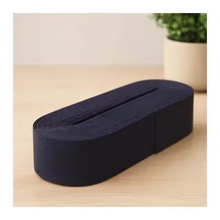 Paça Lastiği Yassı Geniş Siyah 4 cm 10 m